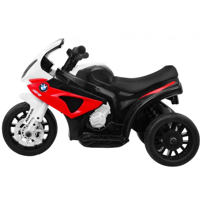 Акумуляторний мотоцикл BMW S1000 RR Mini дитячий Червоний + 3 колеса + Звук + LED