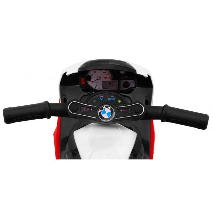 Акумуляторний мотоцикл BMW S1000 RR Mini дитячий Червоний + 3 колеса + Звук + LED