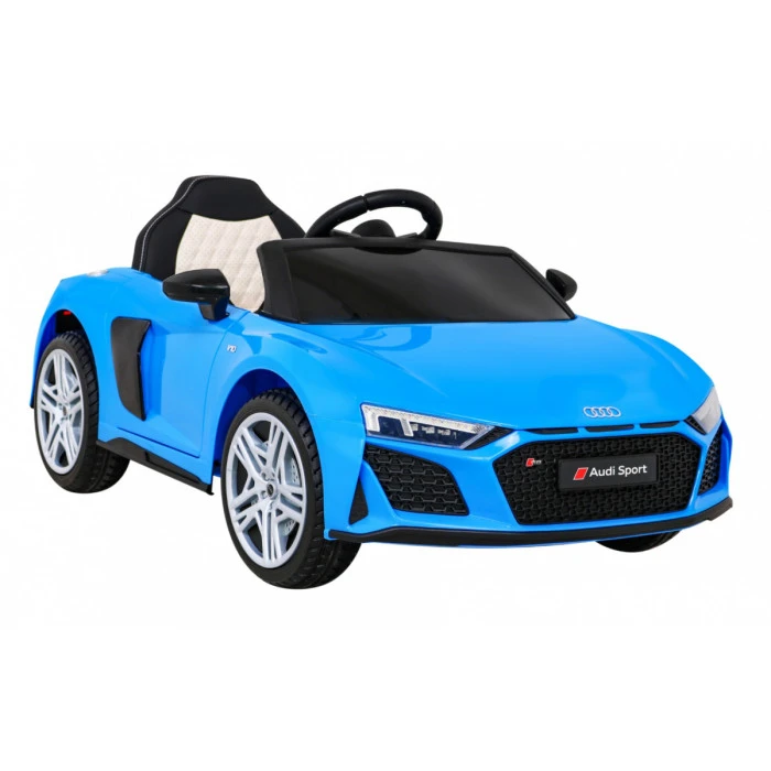 Детская аккумуляторная машинка Audi R8 LIFT Синяя