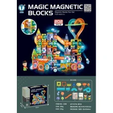 Набор магнитного конструктора из 202 элементов