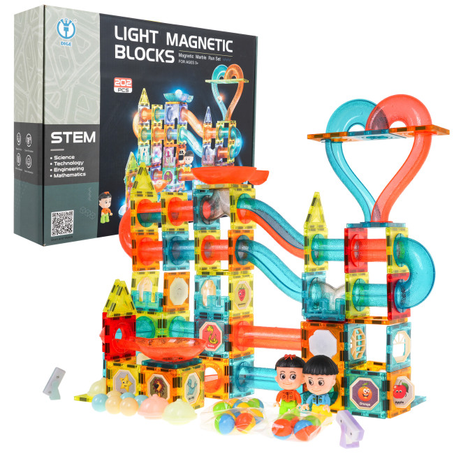 Набір магнітного конструктора з 202 елементів