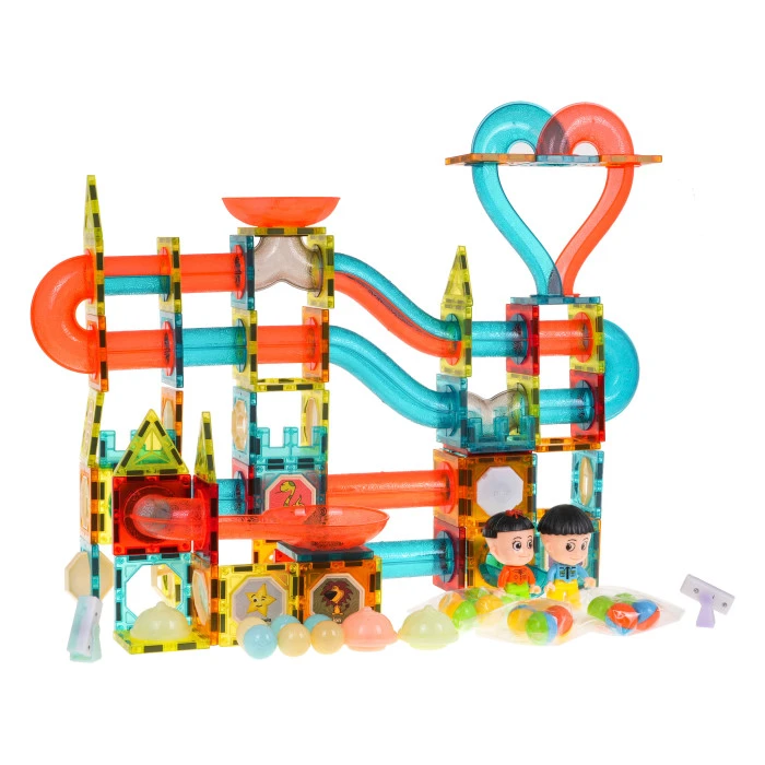 Набор магнитного конструктора из 202 элементов