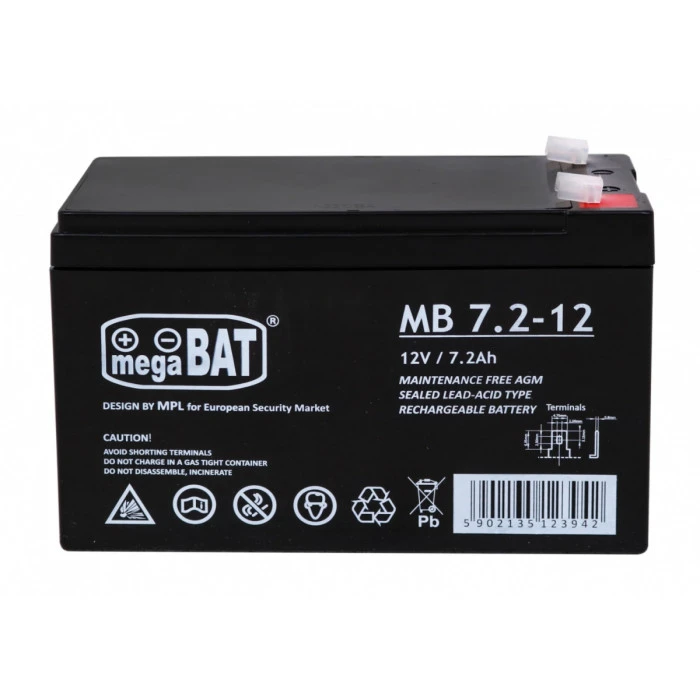 Гелевий акумулятор 12V/7Ah для дитячого електромобіля