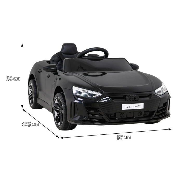 Детская аккумуляторная машинка Audi RS E-Tron GT Черная