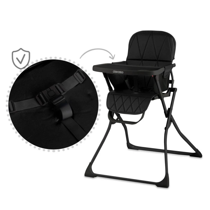 Стульчик для кормления Ricokids Nuco черный