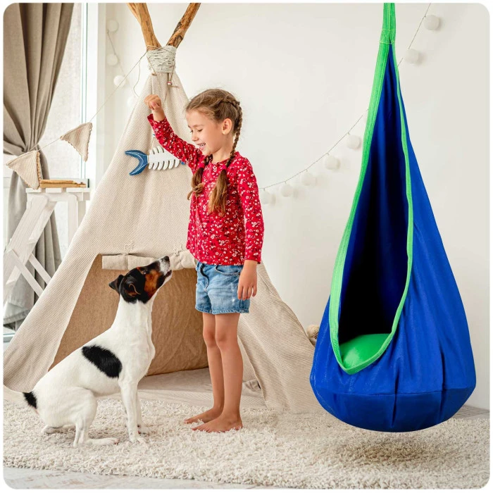 Кресло-кокон подвесной Neo-Sport, синее