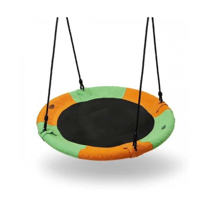 Гойдалка-гніздо кругла NB5003 NILS CAMP 3 - помаранчево-зелена