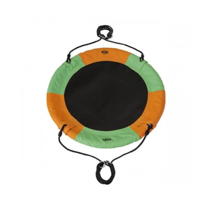 Гойдалка-гніздо кругла NB5003 NILS CAMP 3 - помаранчево-зелена
