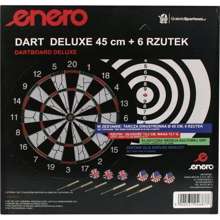Дартс двухсторонний Enero - 45 см