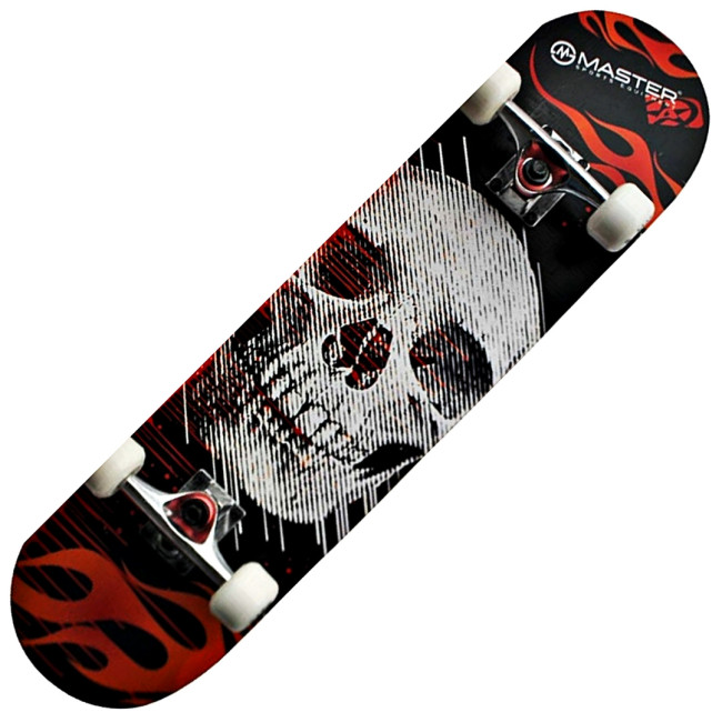 Экстремальный скейтборд MASTER - Skull