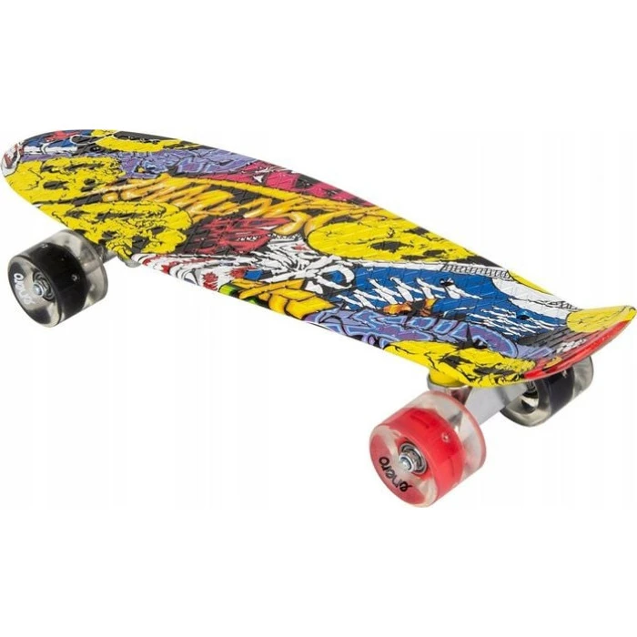 Скейтборд Enero Пластиковый скейтборд 22 дюйма граффити