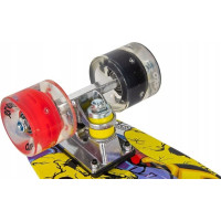 Скейтборд Enero Пластиковый скейтборд 22 дюйма граффити