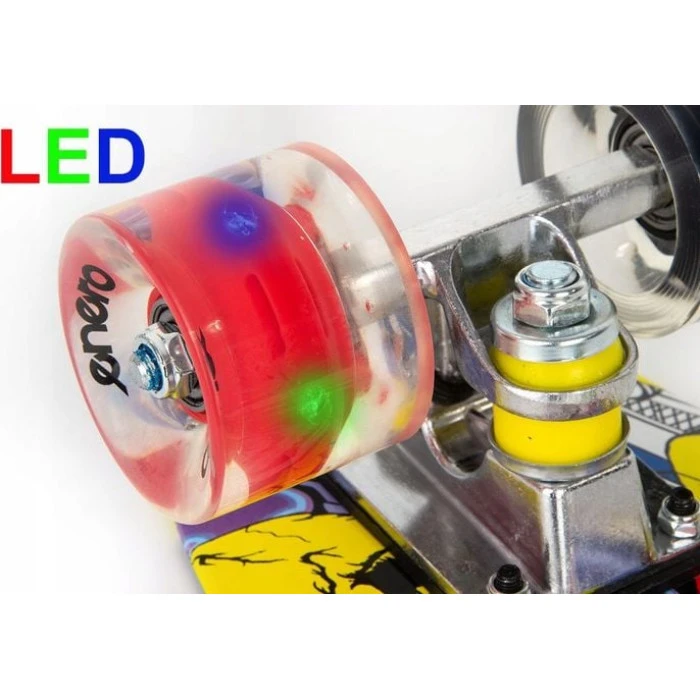 Скейтборд Enero Пластиковый скейтборд 22 дюйма граффити