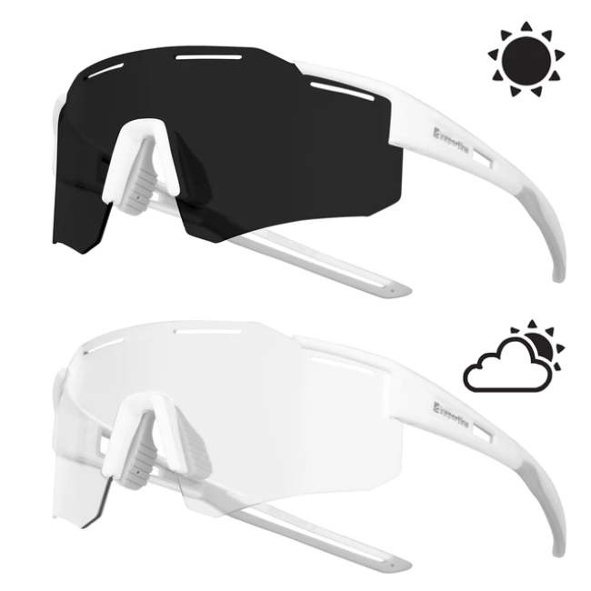 Поляризационные и фотохромные очки inSPORTline Molineto white