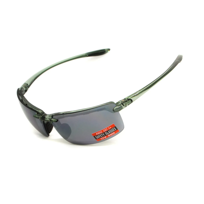 Окуляри захисні Global Vision Wheelin Crystal Gray, сірі