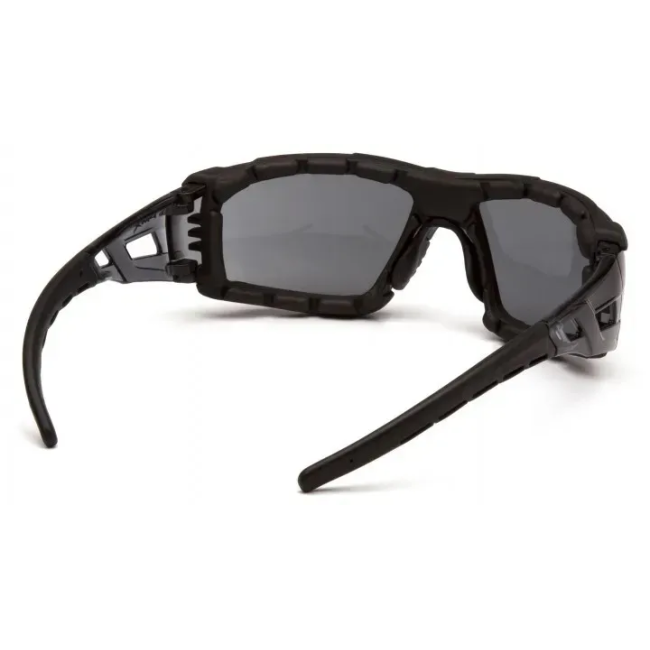 Окуляри захисні з ущільнювачем Pyramex Fyxate Super Anti-Fog H2MAX, сірі