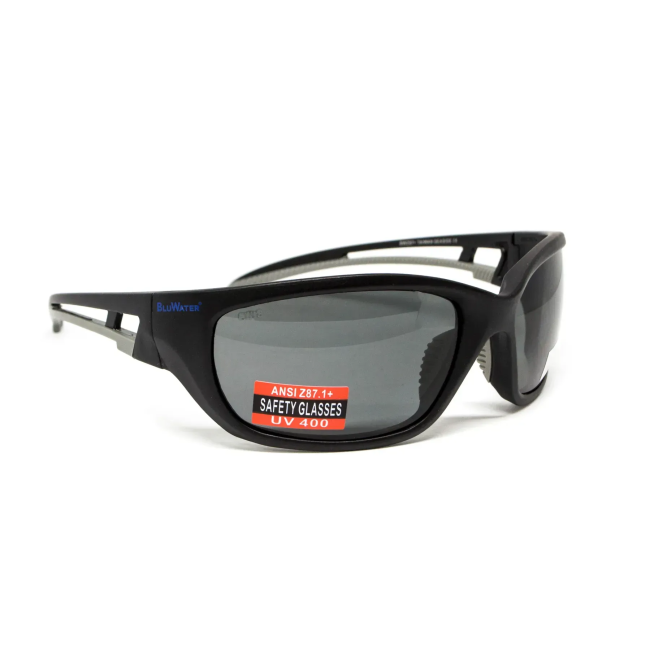 Окуляри захисні з поляризацією BluWater Seaside Polarized, сірі