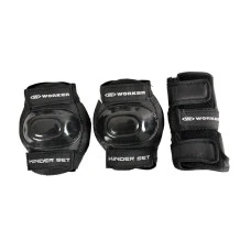 Набір з 6-ти протекторів WORKER Kinder - розмір XS / чорні