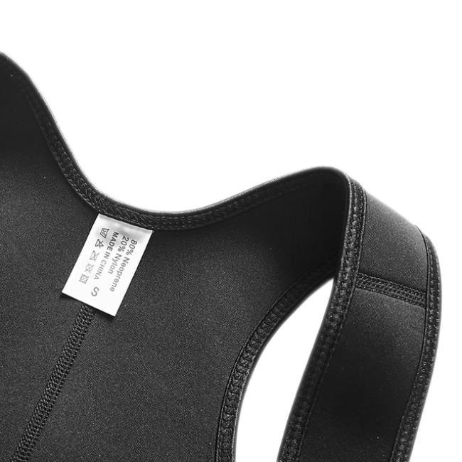 Фитнес корсет для стабилизации и похудения inSPORTline Corbeam - черный