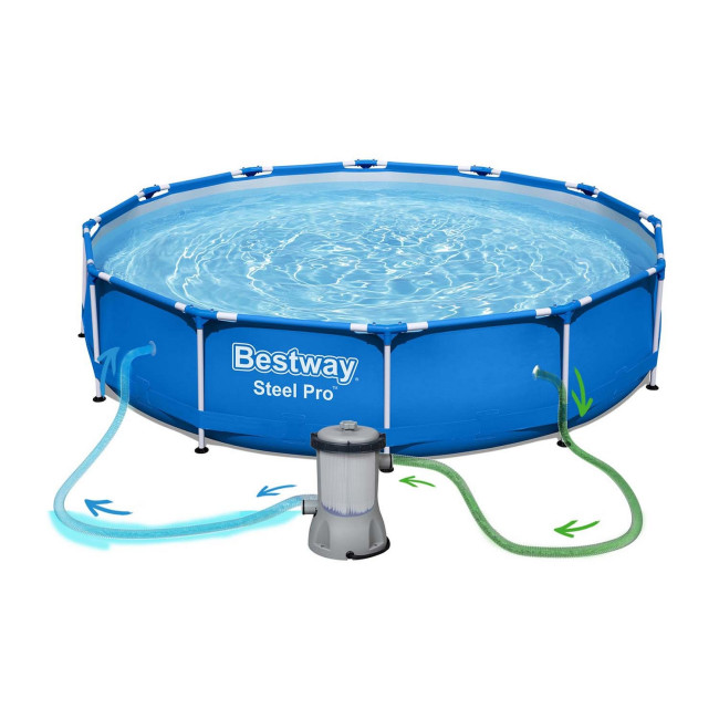 Бассейн каркасный 7в1 Bestway 56681, 366 x 76 см