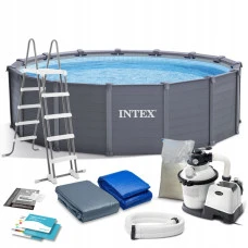 Басейн каркасний панельний 12в1 Intex 26384 478 × 124 см
