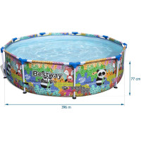 Басейн каркасний 4в1 Bestway 5612F Steel Pro 274 см