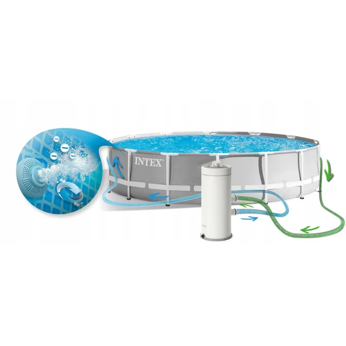 Бассейн надувной 18в1 Intex 26168 457 х 122 см