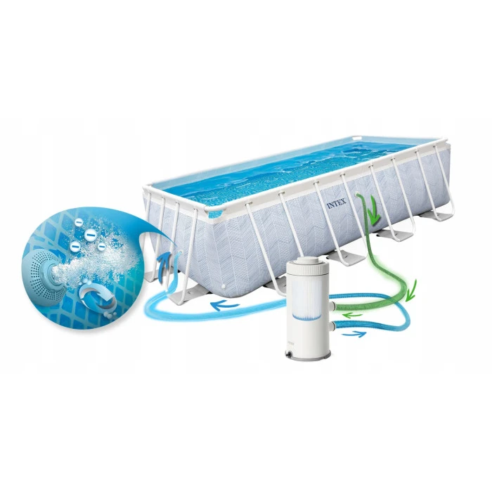 Бассейн каркасный 18в1 Intex 26780 400 х 200 х 100 см