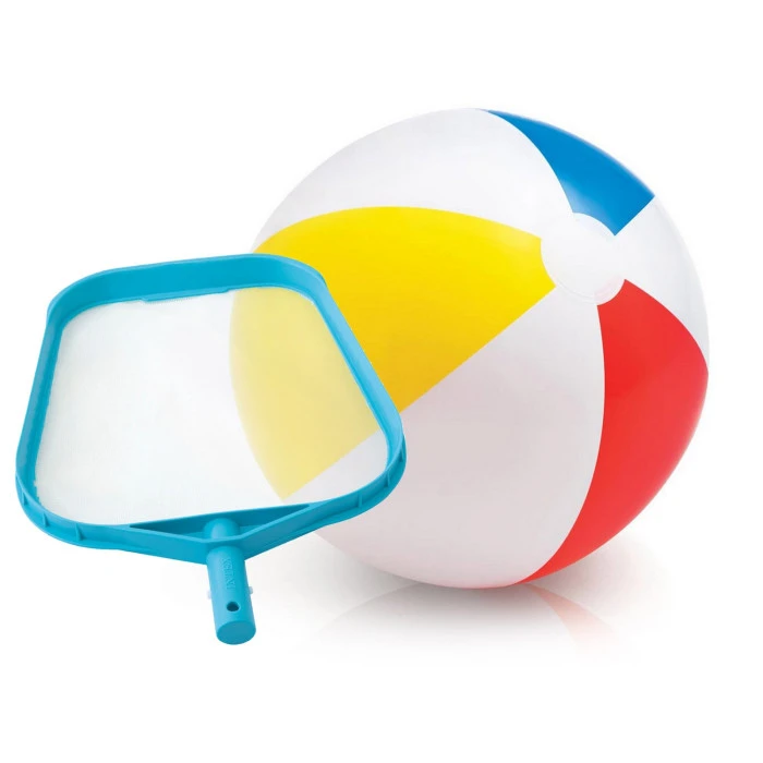 Бассейн каркасный 17в1 INTEX 26726, 457 x 122 см, серый