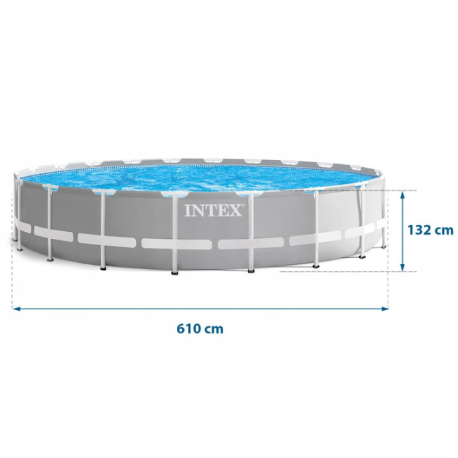 Басейн каркасний 20в1 Intex 26756, 610 х 132 см
