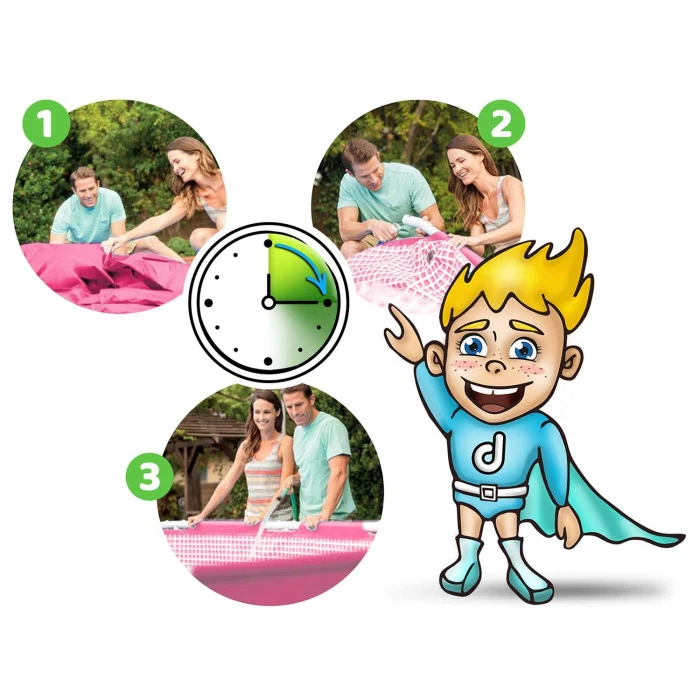 Бассейн каркасный прямоугольный 15в1 INTEX 28266, 220 x 150 x 60 см