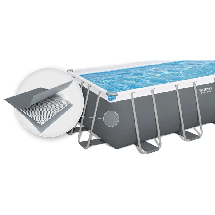 Бассейн каркасный прямоугольный 17в1 Bestway 56670, 488 x 244 x 122 см