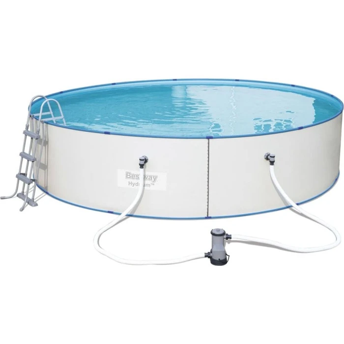 Бассейн каркасный 3в1 Bestway 56386 Hydrium 460 см – белый.
