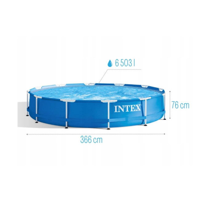 Каркасный бассейн INTEX 28210, 366 x 76 см