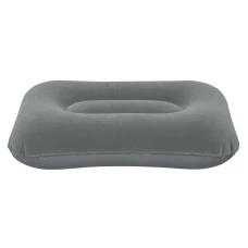 Велюровая надувная подушка 42 x 26 см Bestway 67121 серая