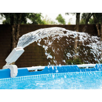 Фонтан для басейну Intex 28089 з LED підсвічуванням