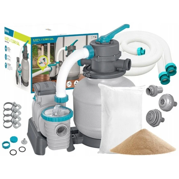 Насос с песчаным фильтром Bestway 58499 8327 л/ч + 25 кг песка