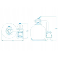 Насос з піщаним фільтром Bestway 58499 8327 л/год + 25 кг піску