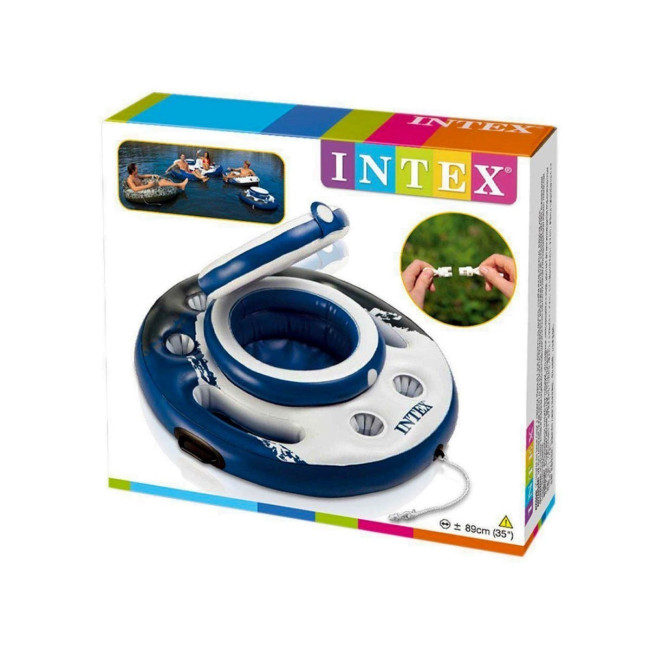 Великий плавучий холодильник для басейну INTEX 56822 діаметром 89 см