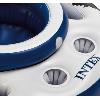 Большой плавучий холодильник для бассейна INTEX 56822 диаметром 89 см