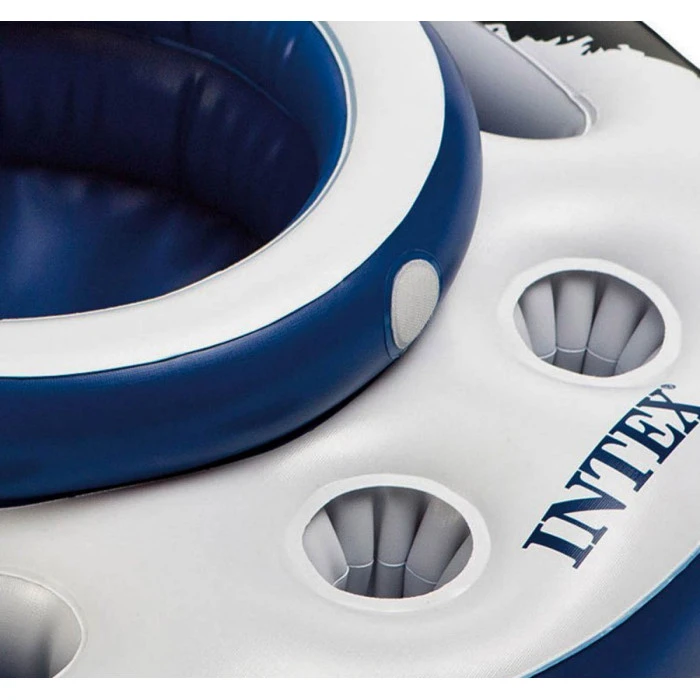 Большой плавучий холодильник для бассейна INTEX 56822 диаметром 89 см