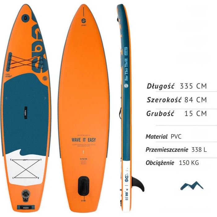 Надувная доска SUP (Сапборд) Hedo BEACH DOLPHIN 335