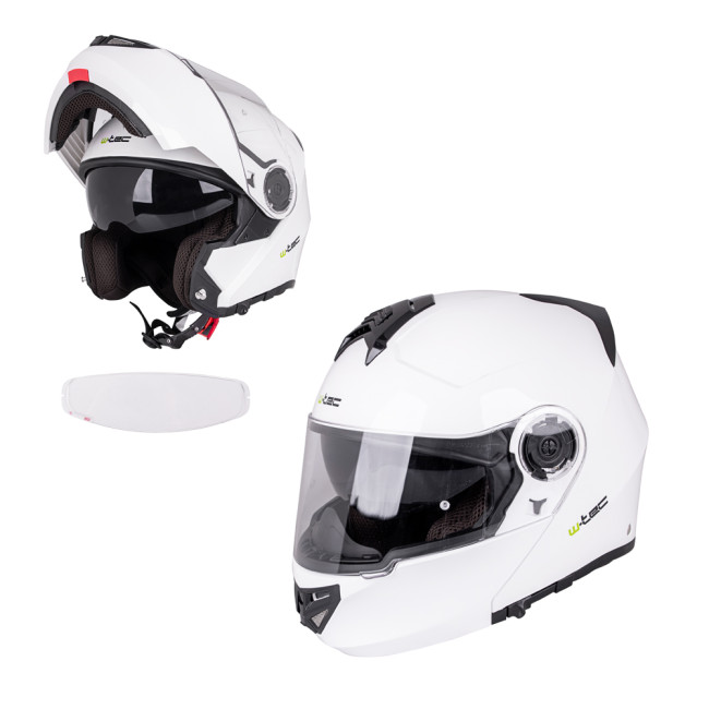 Мотоциклетный шлем W-TEC Vexamo V270 PP - Белый / XL (61-62)