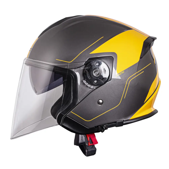 Мотоциклетный шлем с козырьком W-TEC V586 Urbaztec - размер XS (53-54)