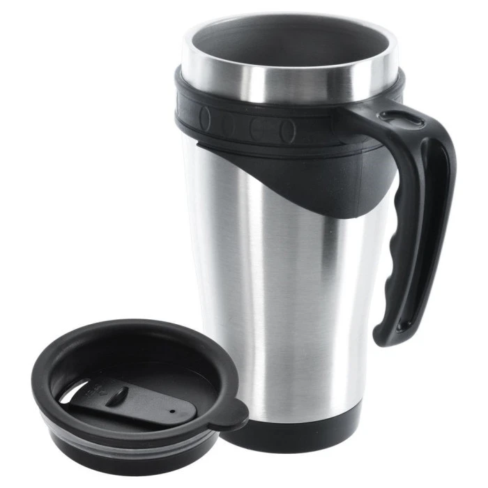 Термокружка Orion с ручкой 450 мл, серебряная