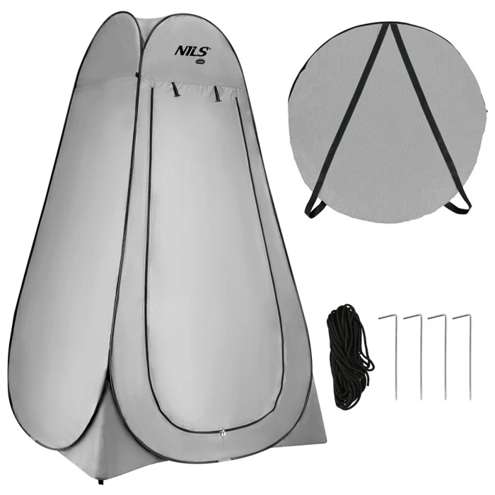 Палатка санитарная NC1706 NILS CAMP 120 х 120 х 190 см, серая