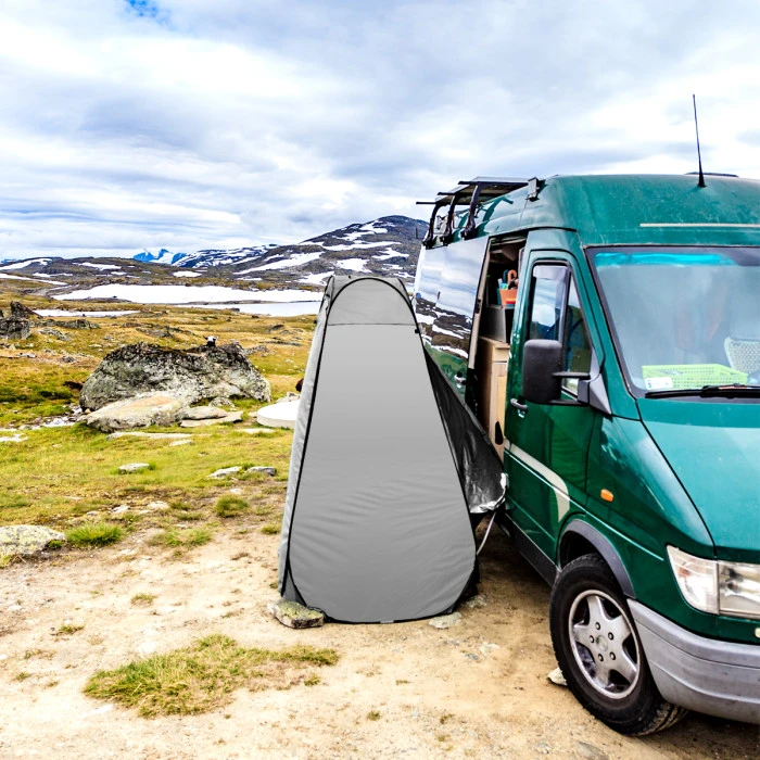 Палатка санитарная NC1706 NILS CAMP 120 х 120 х 190 см, серая