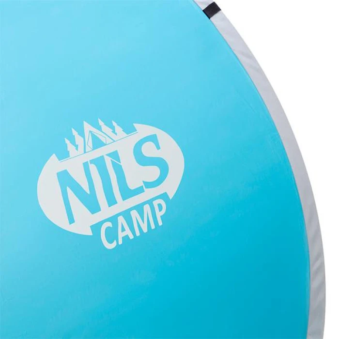 Пляжная палатка NILS CAMP POP UP NC3173 серо-голубая