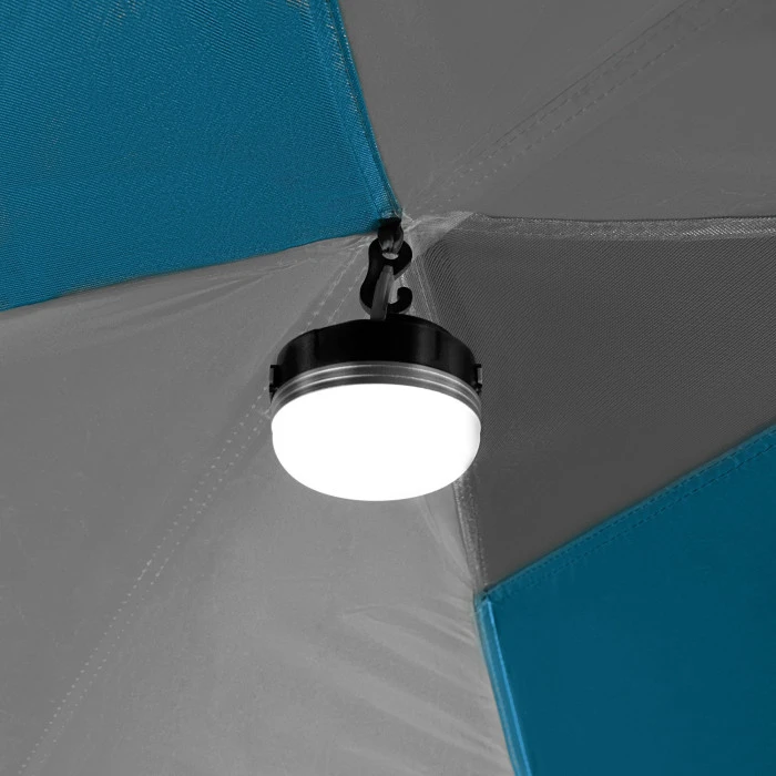 Палатка четырехместная NILS CAMP NC6431 Highland IV, 450 х 210 х 190 см, сине-серая