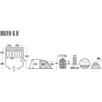 Піший намет High Peak Bozen 5